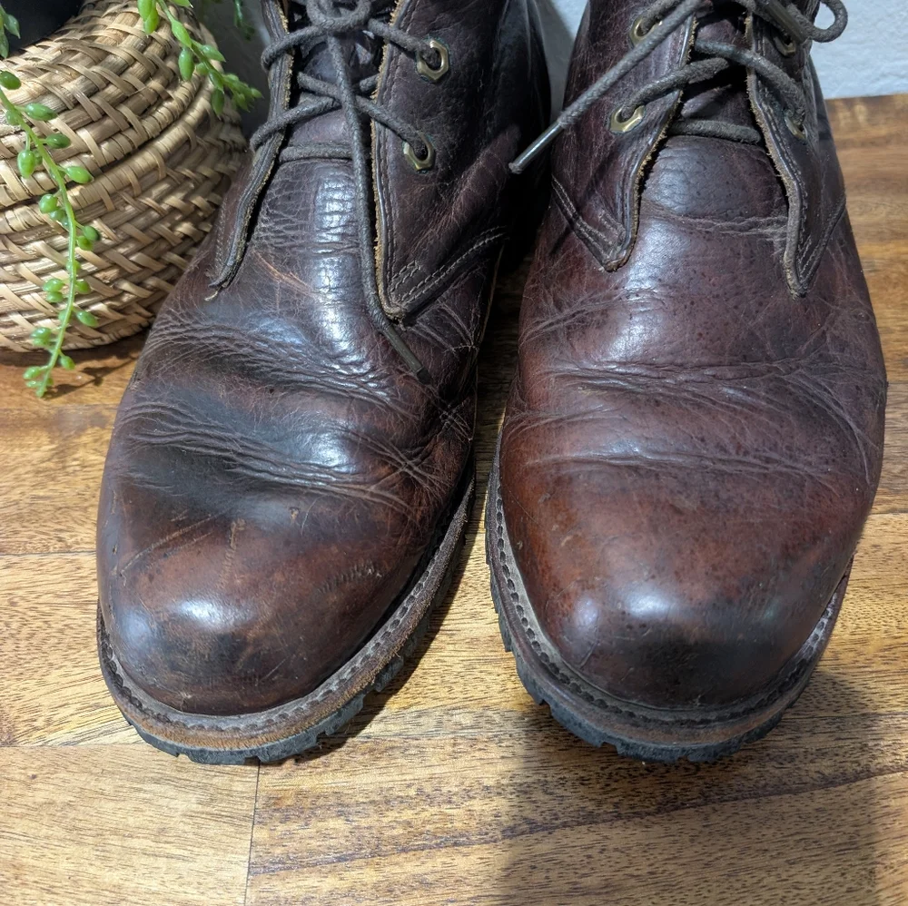 VTG Chippewa Leather Chukka Boots,  Made‎ In USA 10.5D
